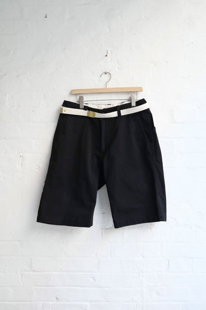 Master & Co. - Regular Shorts (Belted), Black
