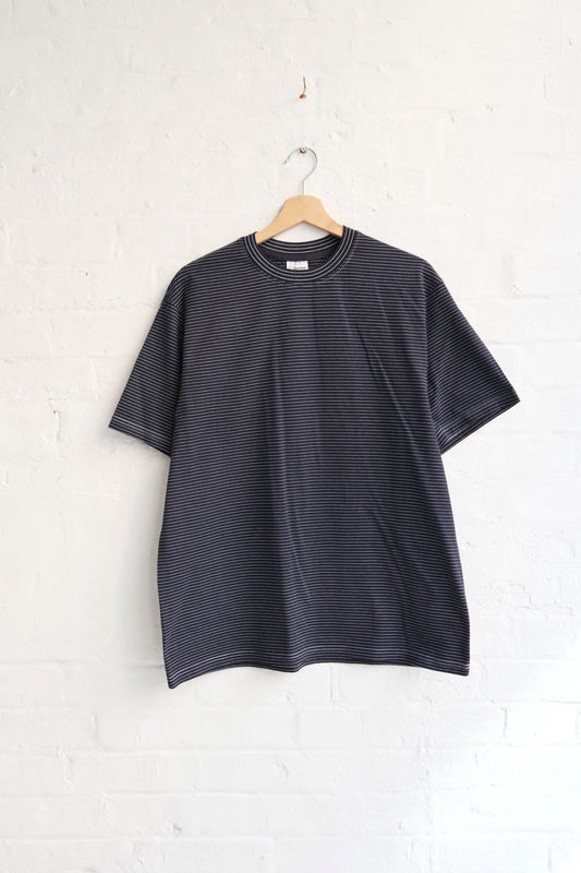 Yonetomi - 'New Basic' Short Sleeve T-Shirt, Black Border