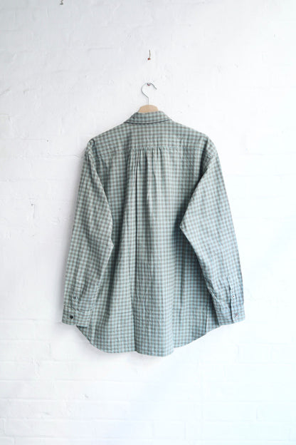 Fujito - Big Sleeve Shirt, Green Check