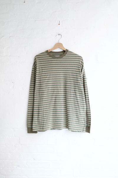 SUNNYSIDERS_SUNNYSIDERS_Sunnysiders - Multi Border Long Sleeve T-Shirt, Green_T-Shirts