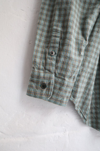 Fujito - Big Sleeve Shirt, Green Check