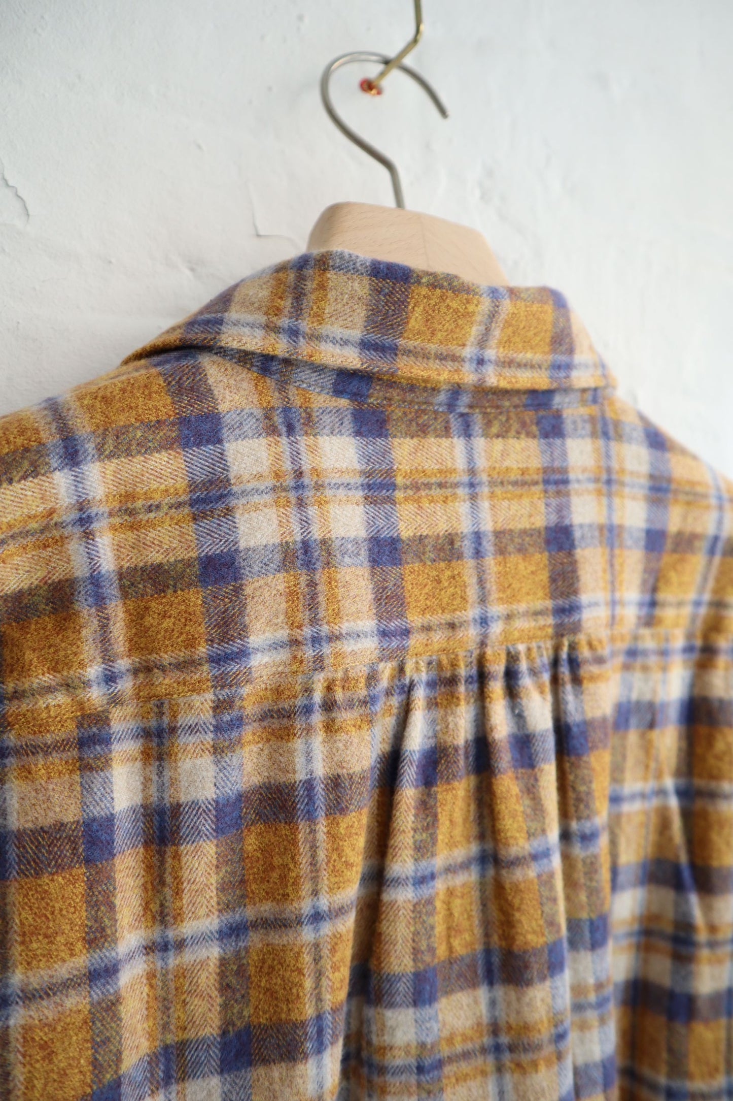 SUNNYSIDERS_FUJITO_Fujito - Big Sleeve Shirt, Orange Check_Shirts
