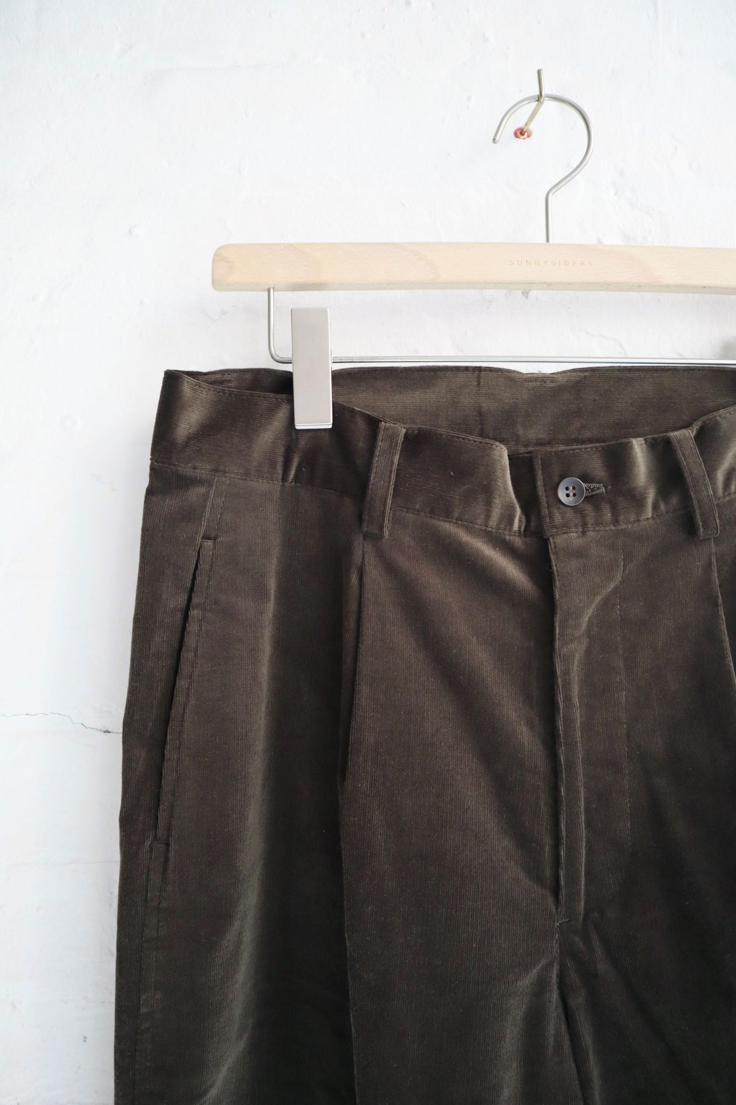 Sunnysiders - Harrison Trousers, Olive Corduroy