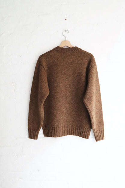 Fujito - Crew Neck Sweater, Brown