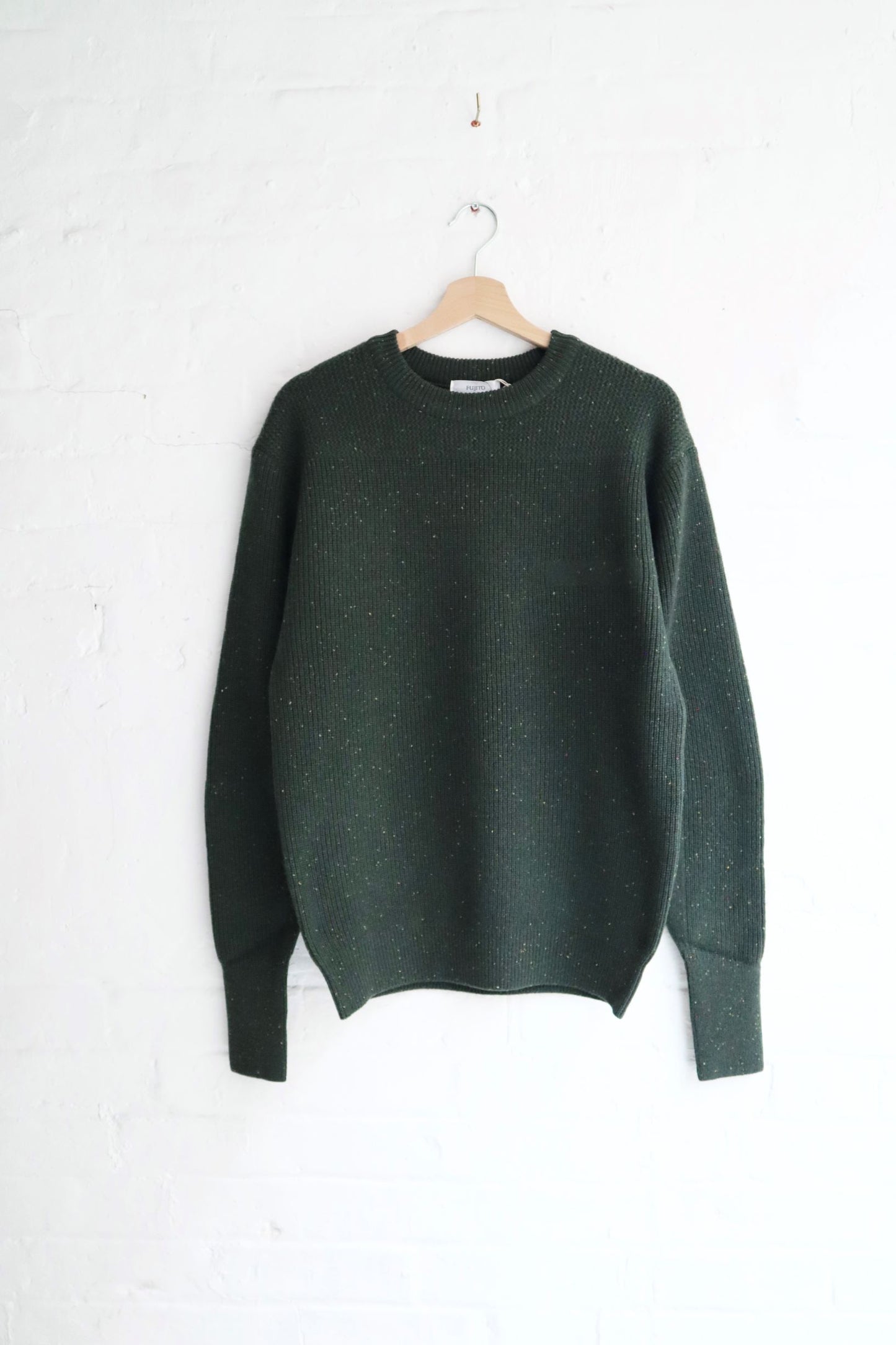Fujito - Commando Sweater, Olive Green