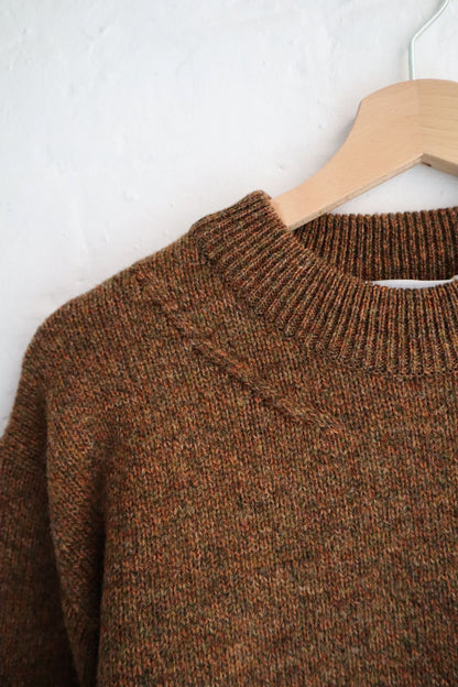 Fujito - Crew Neck Sweater, Brown