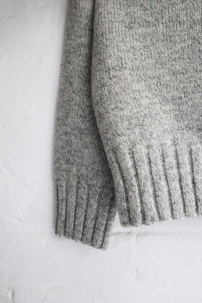 Fujito - Crew Neck Sweater, Light Grey