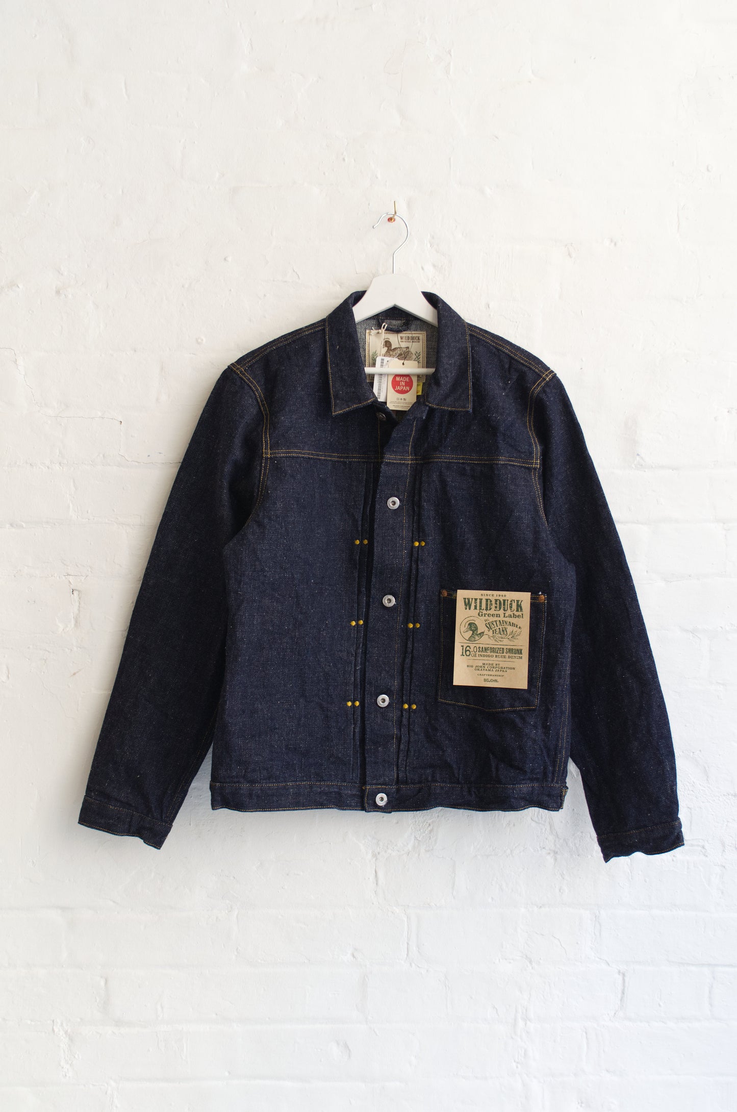 Big John - Green Label Wild Duck Jacket, Indigo
