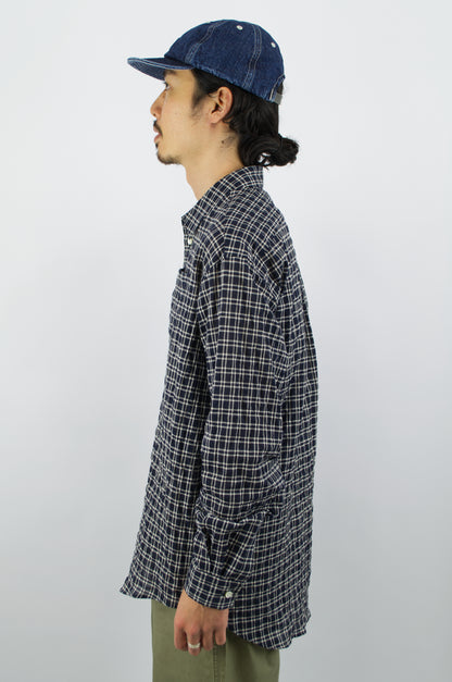 SUNNYSIDERS_Master & Co._Master & Co. - Shirring Shirt, Black Check_Shirts