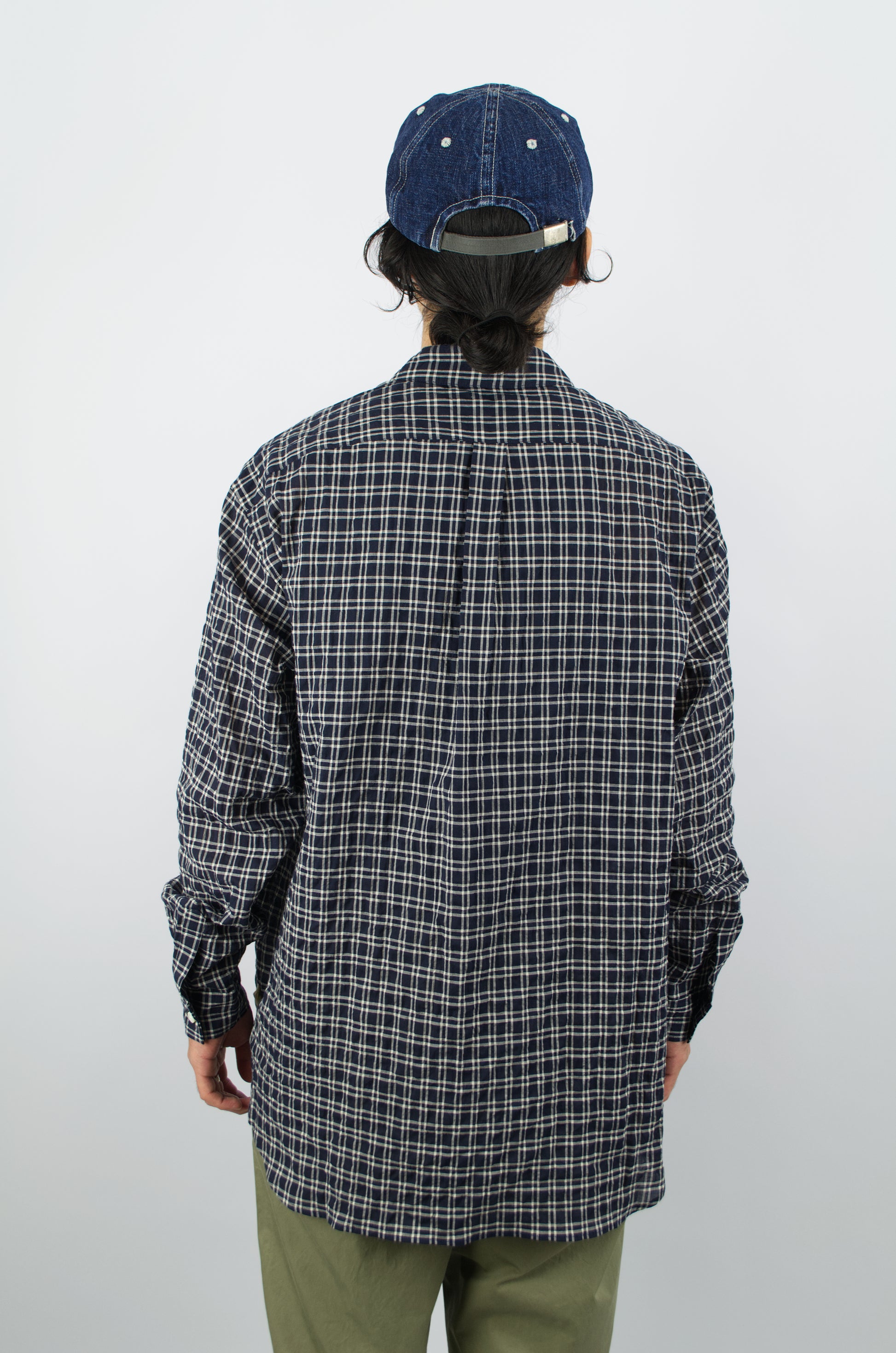 SUNNYSIDERS_Master & Co._Master & Co. - Shirring Shirt, Black Check_Shirts