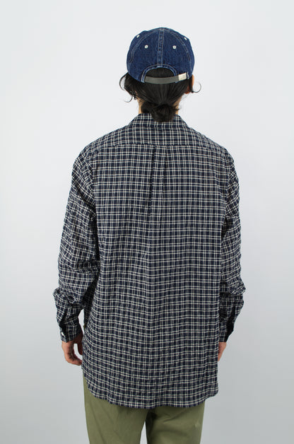 SUNNYSIDERS_Master & Co._Master & Co. - Shirring Shirt, Black Check_Shirts