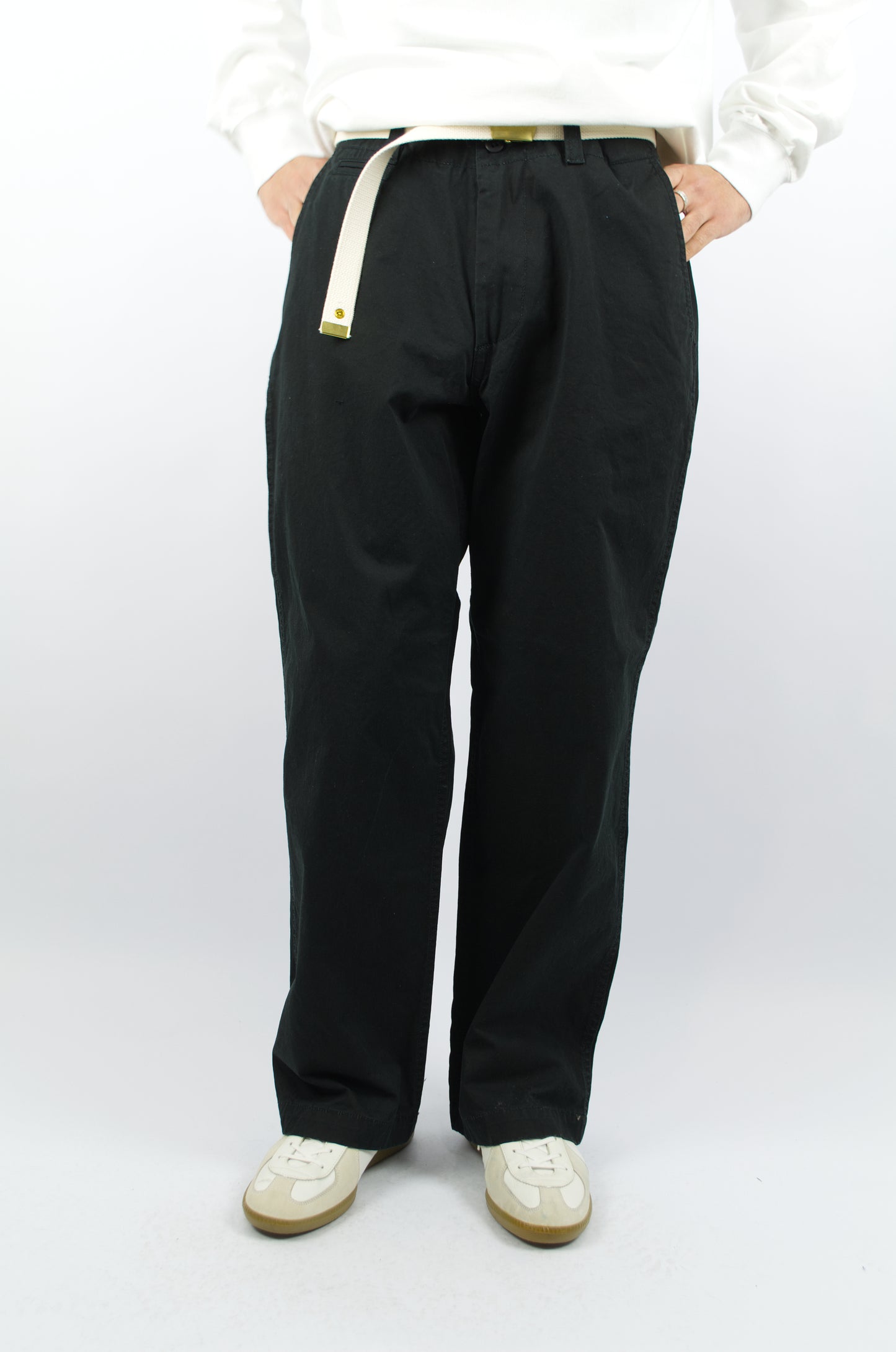 Master & Co. - Regular Chino (Belted), Black