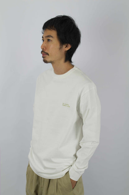 Sunnysiders - Jayden Long Sleeve T-Shirt (Back Print), White