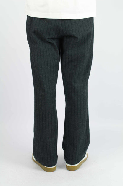 Sunnysiders - Wool Lounge Pants, Charcoal Stripe