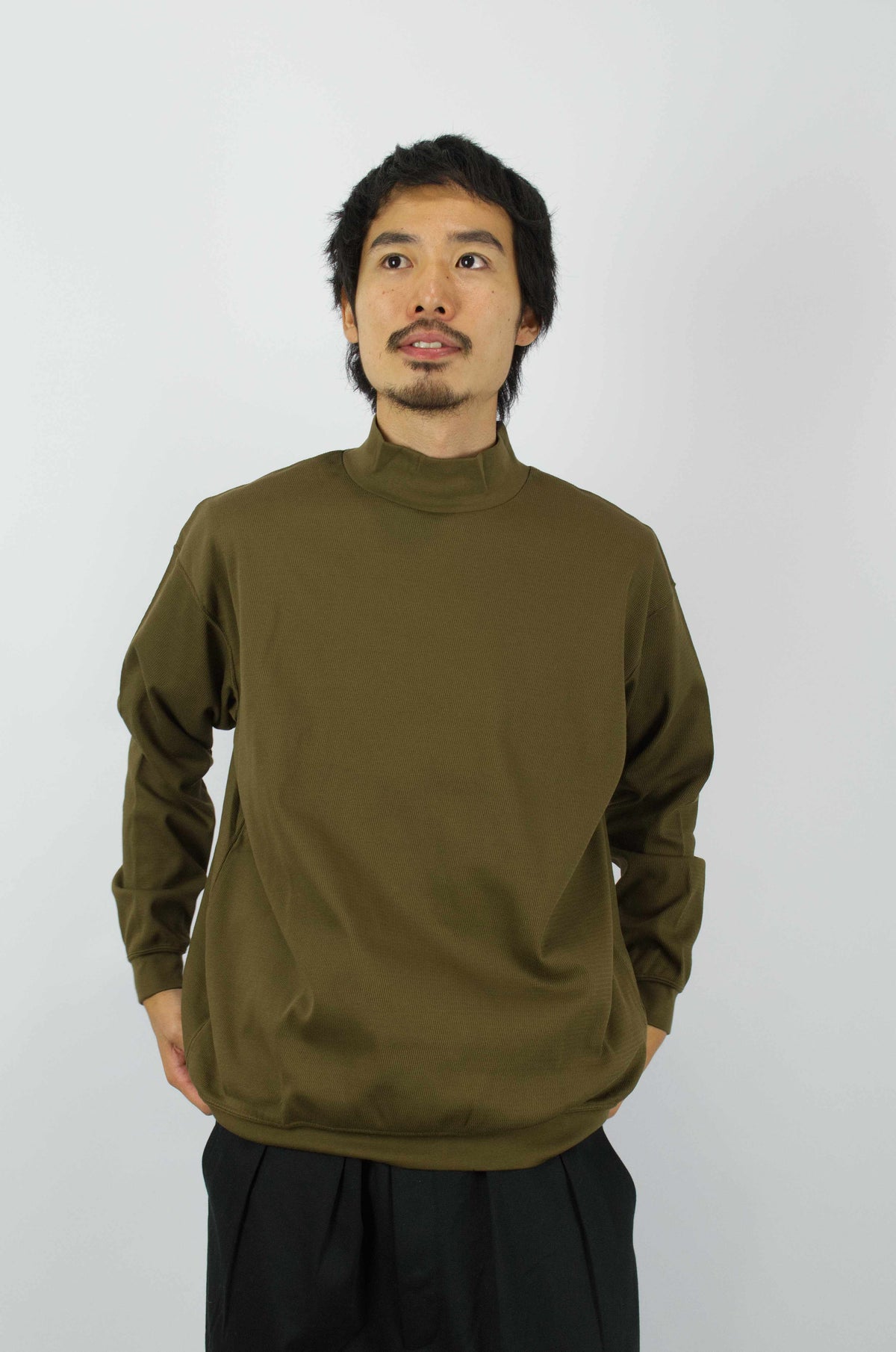Sunnysiders - Mockneck Thermal Long Sleeve - Khaki