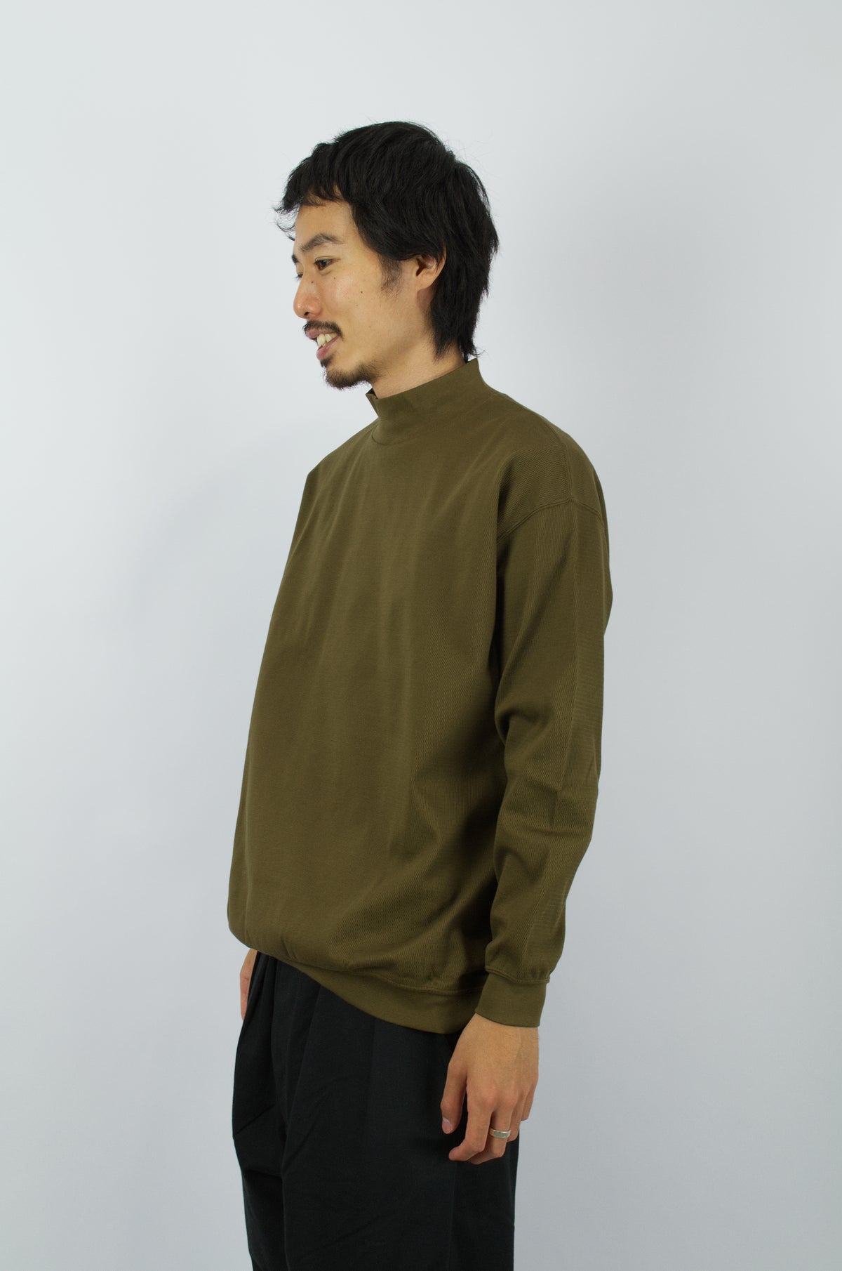 Sunnysiders - Mockneck Thermal Long Sleeve - Khaki