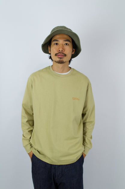 Sunnysiders - Jayden Long Sleeve T-Shirt (Back Print), Moss Green