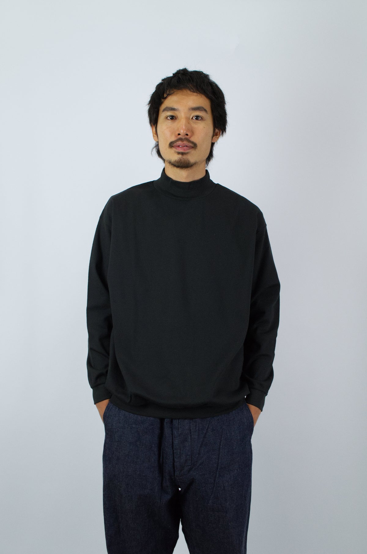 Sunnysiders - Mockneck Thermal Long Sleeve - Charcoal