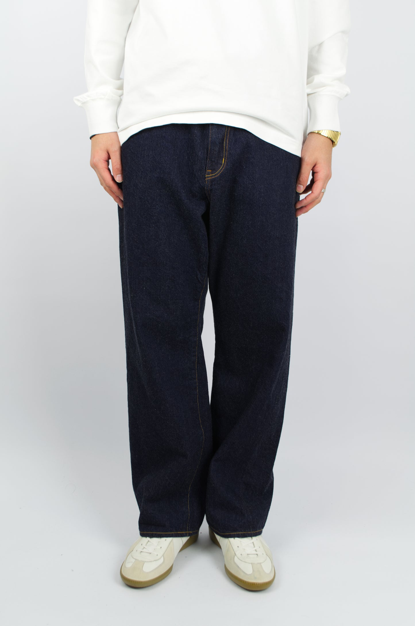 Yaeca - No.19 Wide Jeans, Indigo