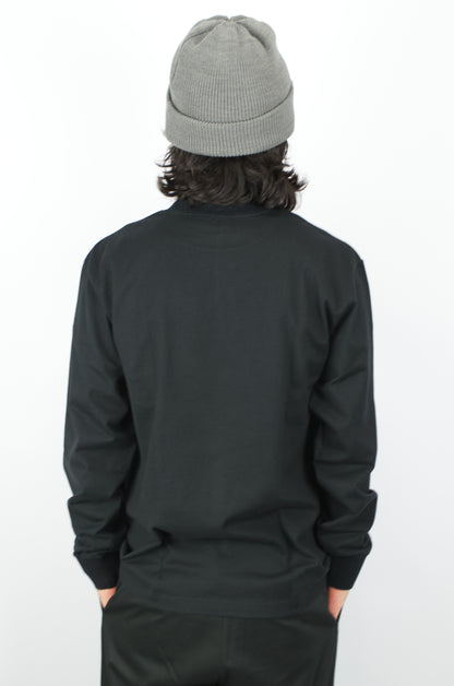 Yonetomi - 'New Basic' Long Sleeve T-Shirt, Black