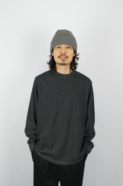 Yonetomi - 'New Basic' Long Sleeve. Black Border