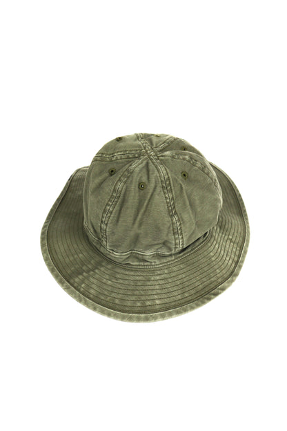 Decho - Back Satin Army Hat, Olive
