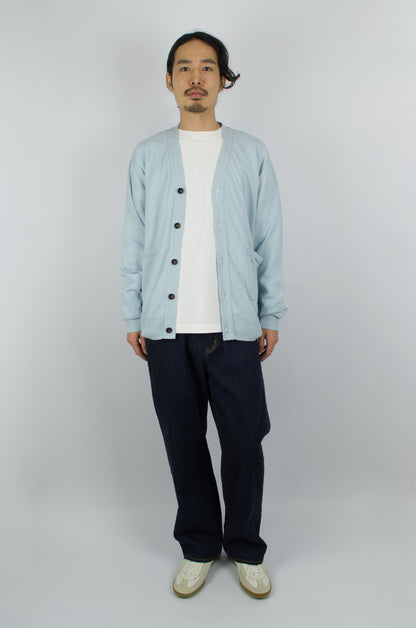 Fujito - Knit Cardigan, Sax