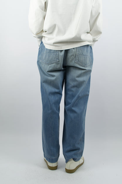 H.Unit - Easy Pants, Washed Denim
