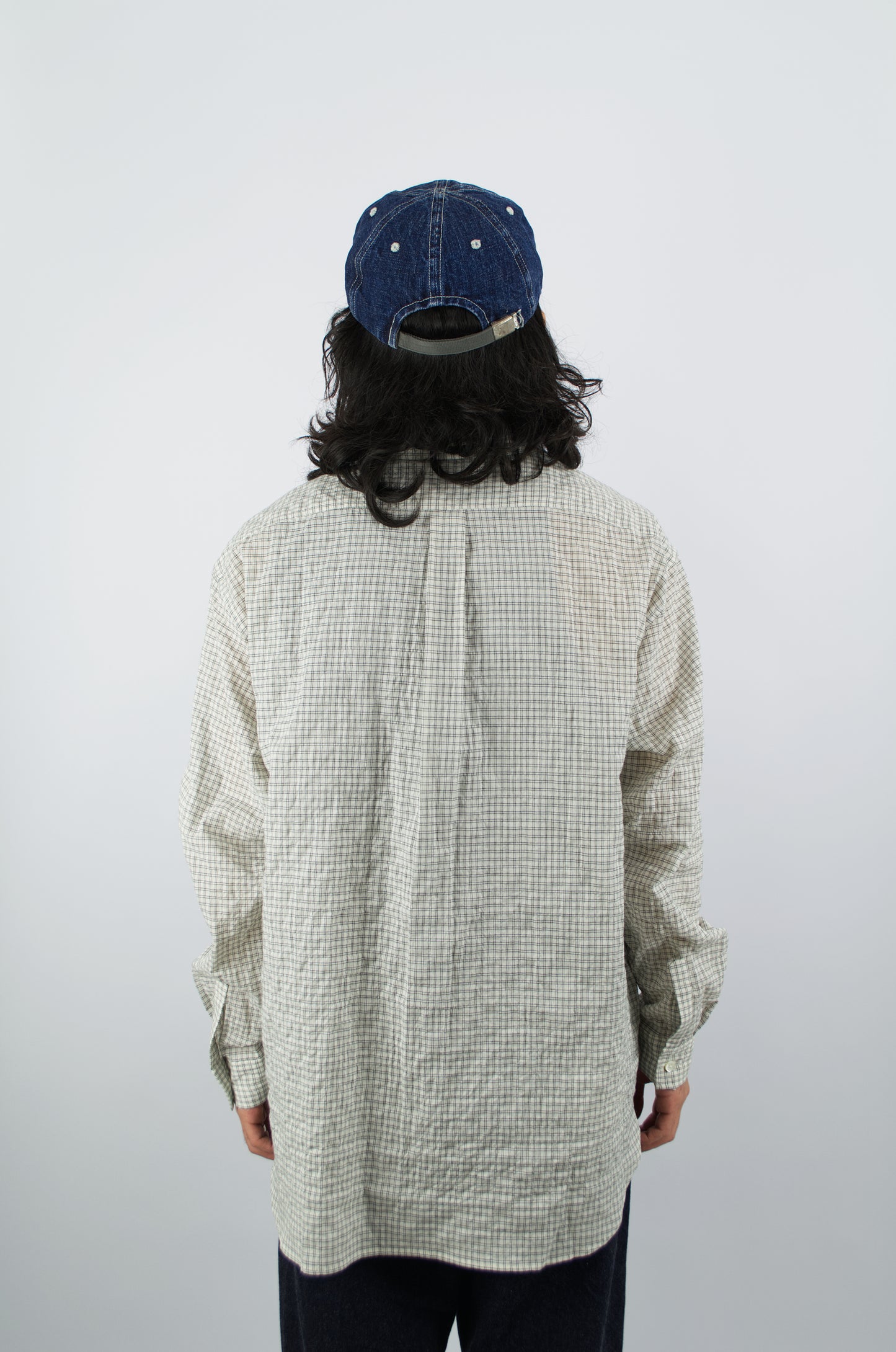 SUNNYSIDERS_Master & Co._Master & Co. - Shirring Shirt, White Check_Shirts