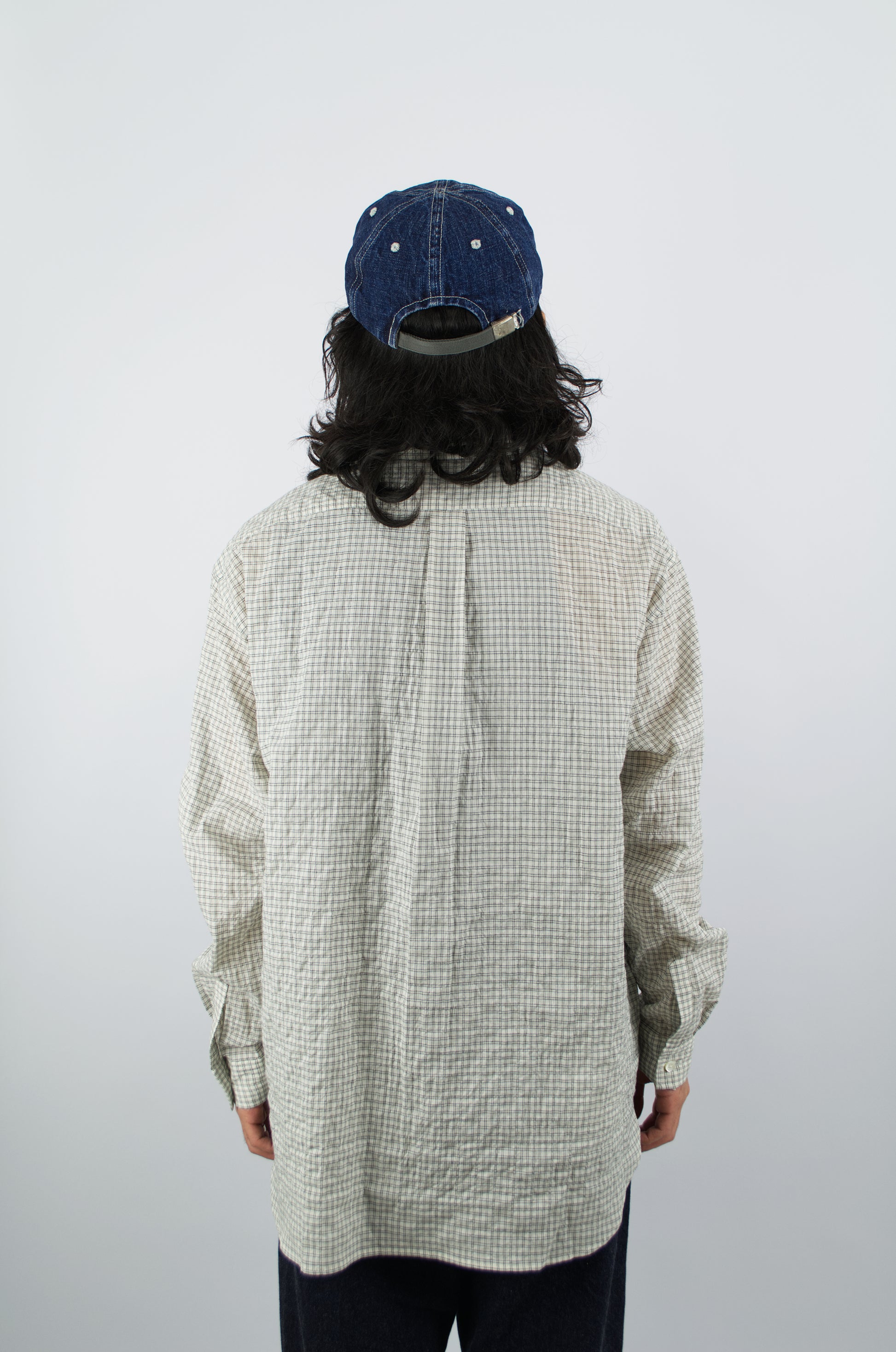 SUNNYSIDERS_Master & Co._Master & Co. - Shirring Shirt, White Check_Shirts