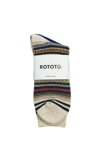SUNNYSIDERS_ROTOTO_Rototo - Mexican Rug Socks, Orange / Yellow_Socks