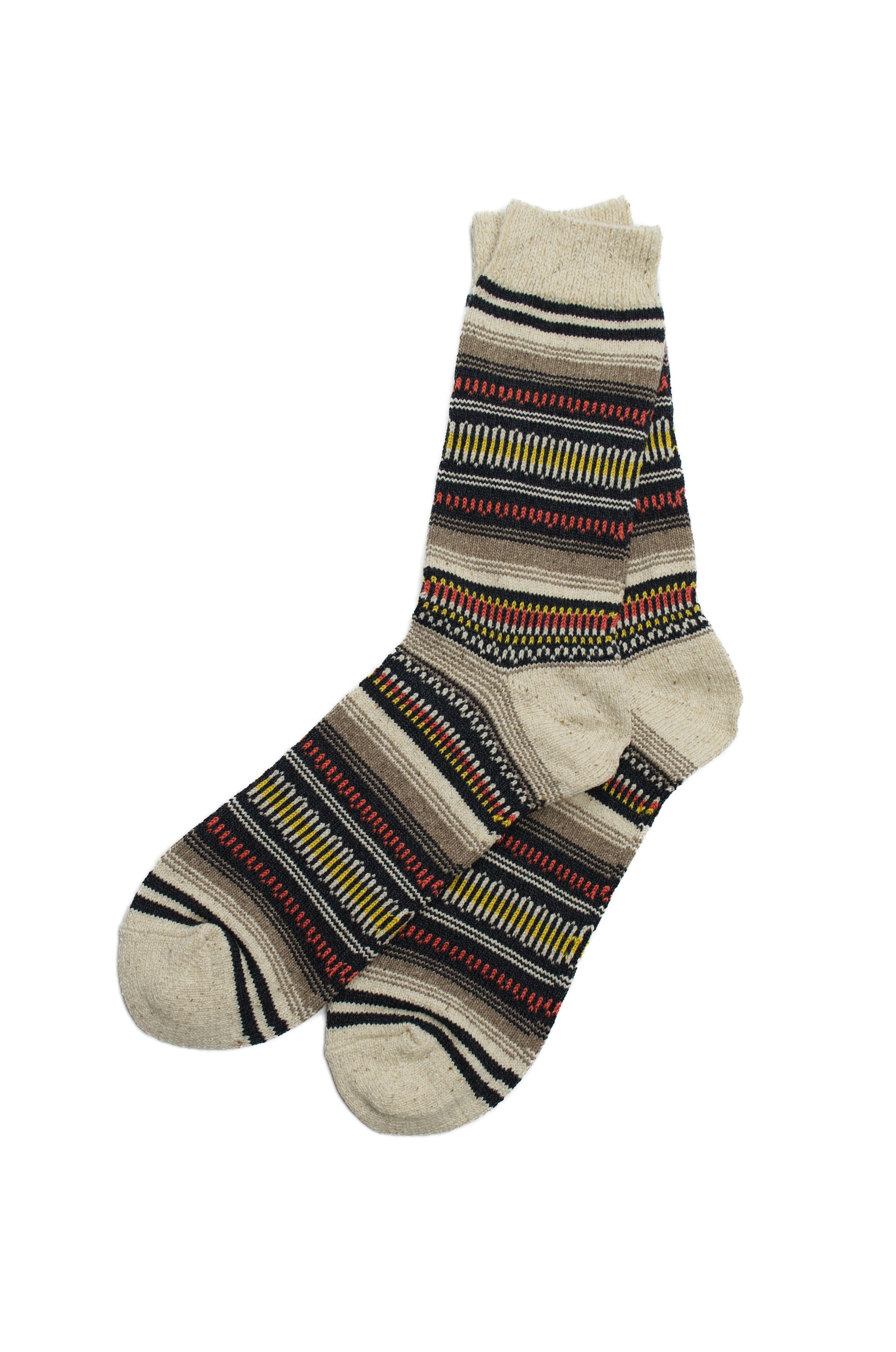 SUNNYSIDERS_ROTOTO_Rototo - Mexican Rug Socks, Orange / Yellow_Socks