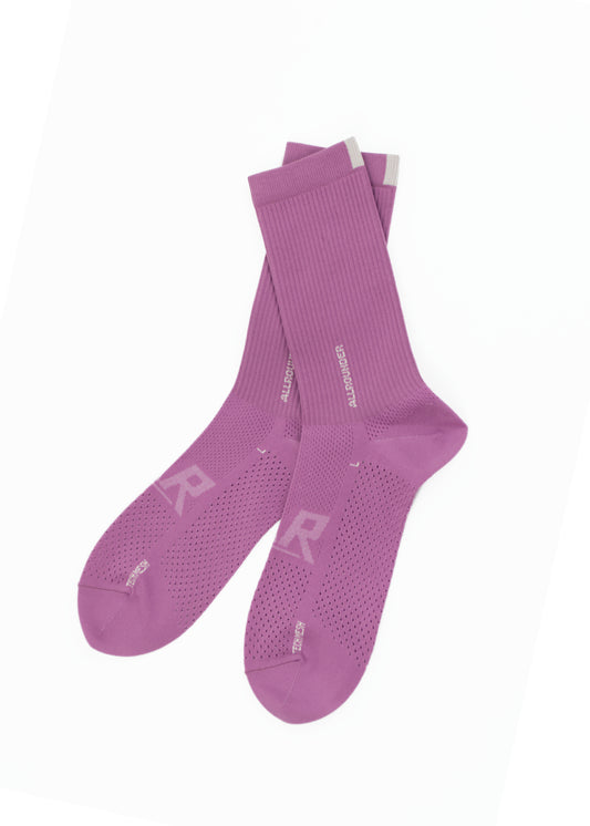 Rototo - 'All Rounder' Tech-Mesh Crew, Lotus Pink