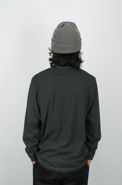 Yonetomi - 'New Basic' Long Sleeve. Black Border