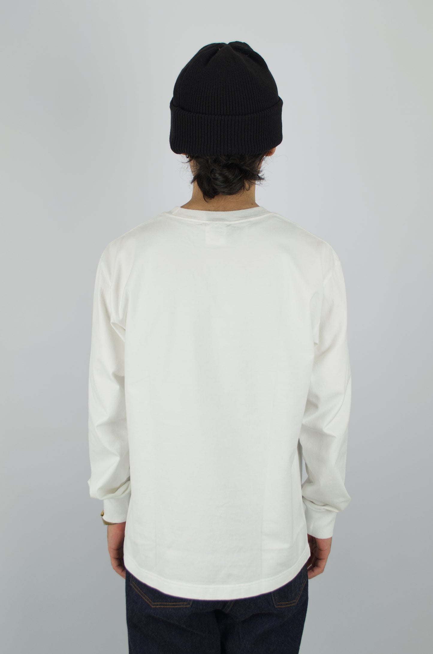 SUNNYSIDERS_YONETOMI_Yonetomi - 'New Basic' Long Sleeve T-Shirt, White_T-Shirts