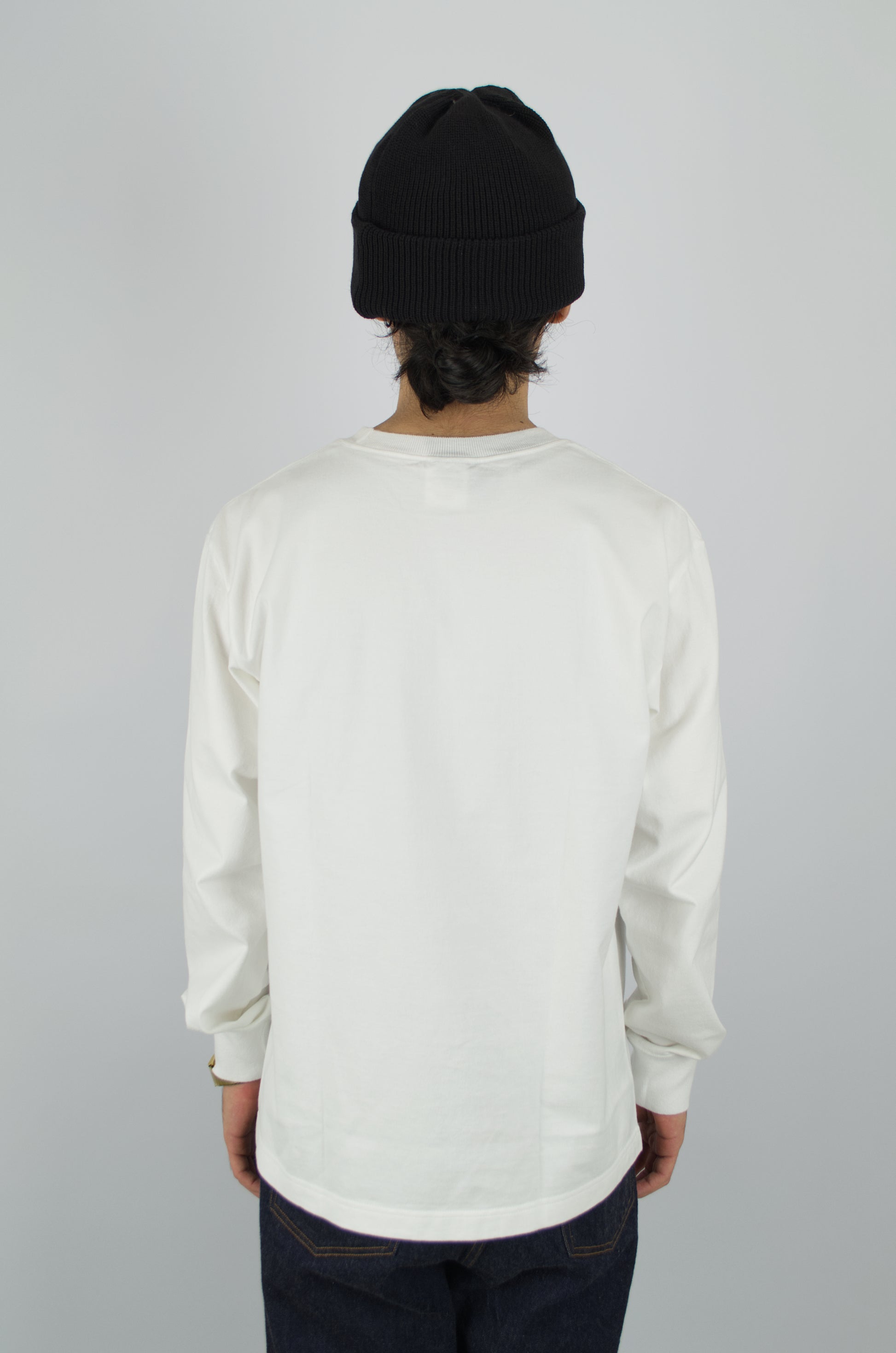 SUNNYSIDERS_YONETOMI_Yonetomi - 'New Basic' Long Sleeve T-Shirt, White_T-Shirts